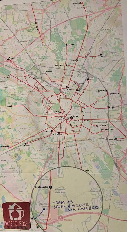 Papero Rosso Lägenhet Rozzano Exteriör bild